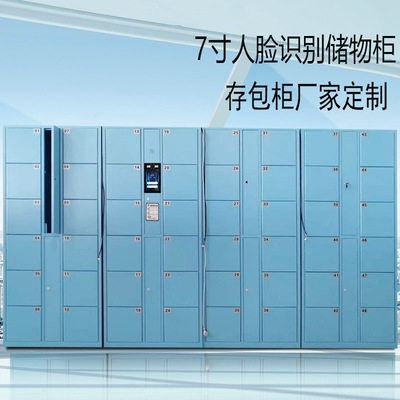 广州市东莞市智能联网一卡通IC/ID卡寄存柜定制厂家与存包柜解决方案